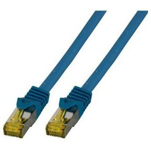 EFB Elektronik MK7001.1BL S/FTP (S-STP) Blauw 1m Cat6a netwerkkabel