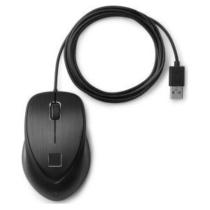 HP USB Fingerprint Mouse muis Ambidextrous USB Type-A