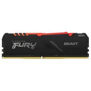 Kingston Technology FURY Beast RGB geheugenmodule 8 GB 1 x 8 GB DDR4 3733 MHz