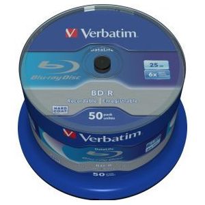 Verbatim BD-R Blu-Ray 25GB 6x 50st. Cakebox
