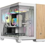 Corsair Case 2500X RGB Wit/Bamboe