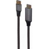 Gembird - Gembird Premium Series DisplayPort Male naar HDMI Male 4K V1.2 Kabel 1.8m