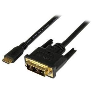 StarTech.com 2 m mini HDMI-naar-DVI-D-kabel M/M