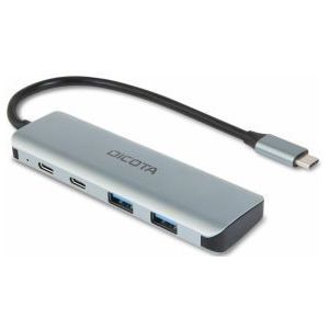 DICOTA D32061 interface hub USB Type-C 10000 Mbit/s Zilver