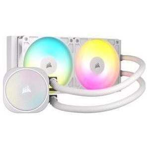 CORSAIR NAUTILUS 240 RS ARGB Vloeibare CPU-koeler - 240 mm AIO - Wit