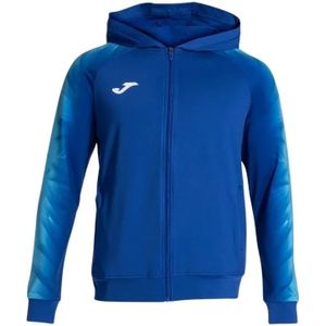 Joma - Elite XI - Hooded Trainingsjack - Zwart - Met Rits en Capuchon
