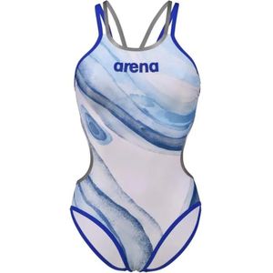 Arena - One Back Double Cross - Zwempak - Blauw - MaxLife Eco