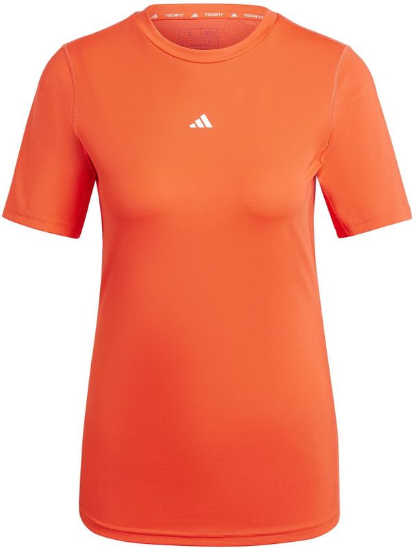 adidas Performance TECHFIT Training T-shirt - Dames - Oranje