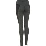 Catago - Taras - Leggings - Technische Stretchstof - Zwart met Contrasterende Inzetstukken