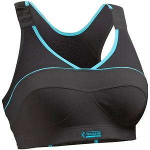 Thuasne - Top Strap XBack - Sport Bh - Wit/Blauw - Extreme Hold