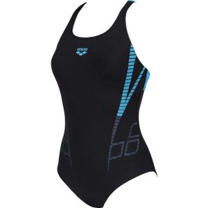 Dames zwempak uit 1 stuk Arena Shiner Pro Back One Piece