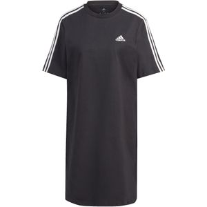 adidas Sportswear Essentials 3-Stripes Single Jersey Boyfriend T-shirtjurk - Dames - Zwart- XS