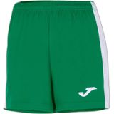 Joma - Dames Maxi Shorts - Korte Broek - Polyester - Met Contrasterende Zijsplitten