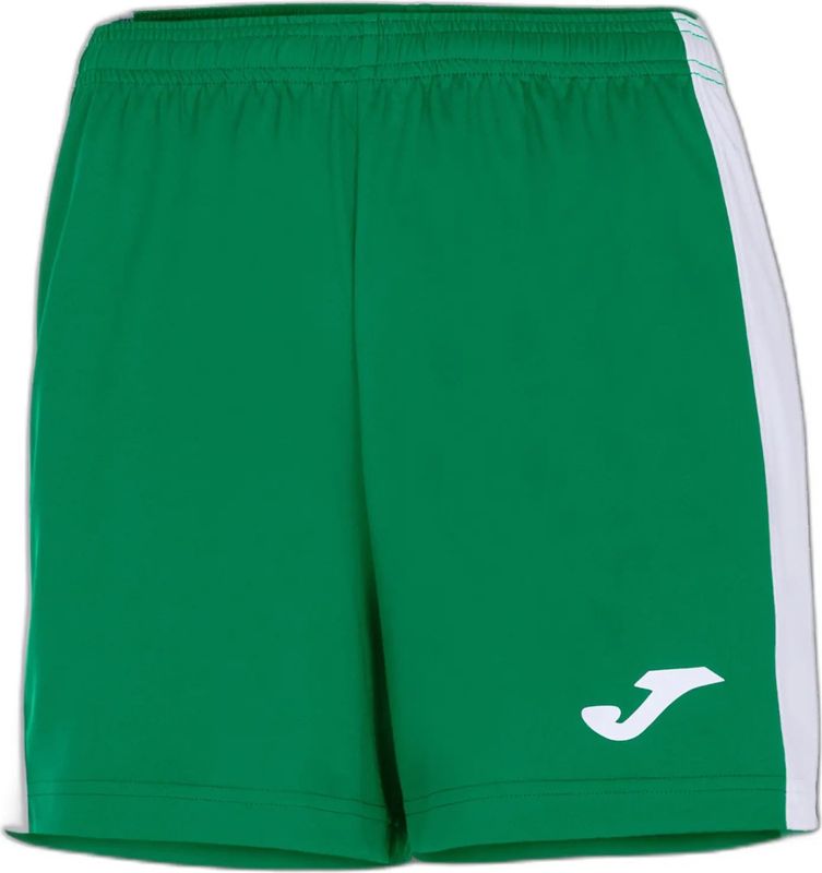 Joma - Dames Maxi Shorts - Korte Broek - Polyester - Met Contrasterende Zijsplitten