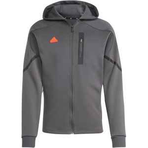 adidas - Designed for Gameday - Sweatshirt - Met Capuchon - Volledige Rits