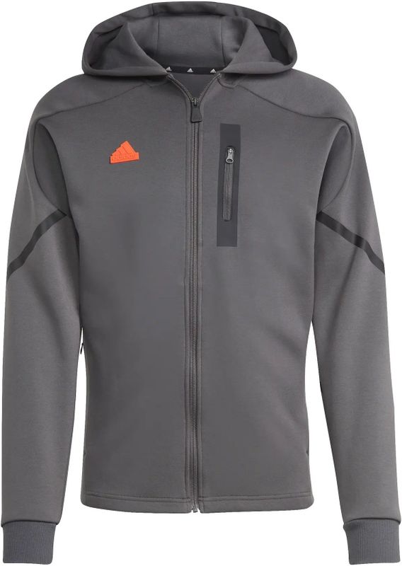 adidas - Designed for Gameday - Sweatshirt - Met Capuchon - Volledige Rits