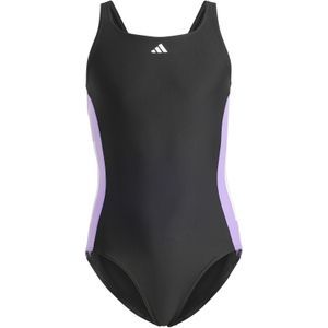 1-delig meisjes zwempak adidas 3-Stripes