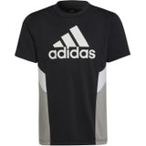 adidas - D2m Big Logo - T-shirt - Junior - AEROREADY - Gerecycled Materiaal