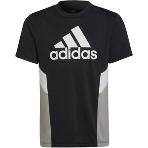 adidas - D2m Big Logo - T-shirt - Junior - AEROREADY - Gerecycled Materiaal