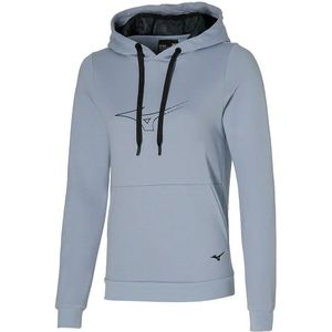 Mizuno - Athletic - Dames Sweatshirt - Katoen - Met Geribde Tailleband en Manchetten