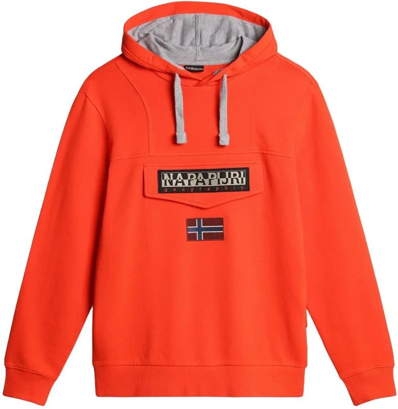 Napapijri - Burgee - Sweatshirt - Burgundy - Met Capuchon