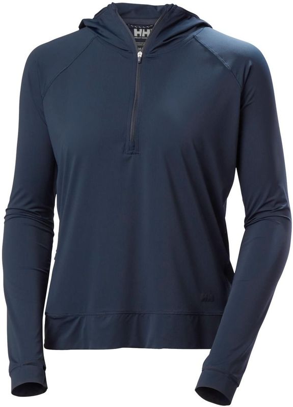 Helly Hansen - Shine Solen - Dames Sweatshirt - Met 1/2 Rits en Capuchon - UPF 50 Bescherming