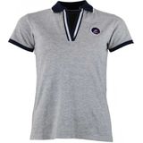 Peak Mountain - Damespolo - Asfalte - V-hals - Korte Mouwen