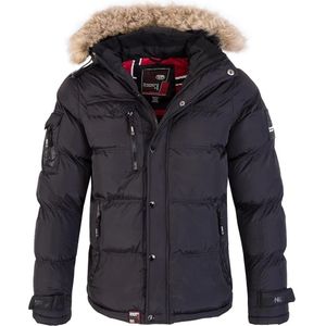 Parka met afneembare capuchon en bont Geographical Norway Bonap