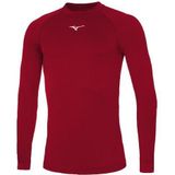 Mizuno - Team Core - Onderhemd - Zwart - Lange Mouwen, Slanke Pasvorm, Polyester