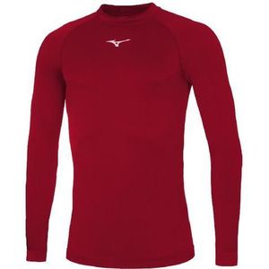 Mizuno - Team Core - Onderhemd - Zwart - Lange Mouwen, Slanke Pasvorm, Polyester