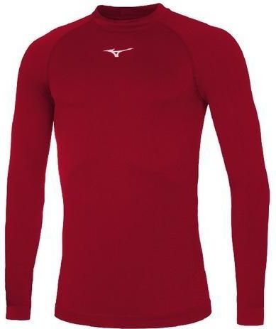 Mizuno - Team Core - Onderhemd - Zwart - Lange Mouwen, Slanke Pasvorm, Polyester