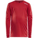 Craft Rush Running Longsleeve Kinderen - Rood | Maat: 122/128