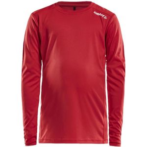 Craft Rush Running Longsleeve Kinderen - Rood | Maat: 122/128