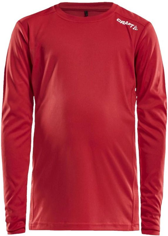 Craft Rush Running Longsleeve Kinderen - Rood | Maat: 122/128