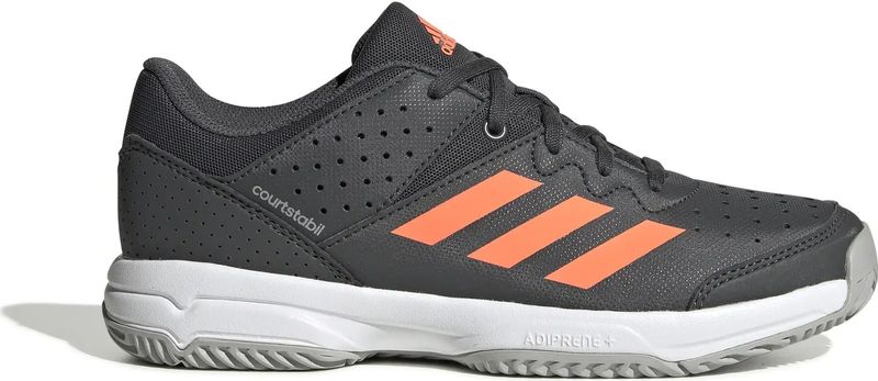 Adidas - Court Stabil - Schoenen - Zwart - Synthetisch - Vetersluiting