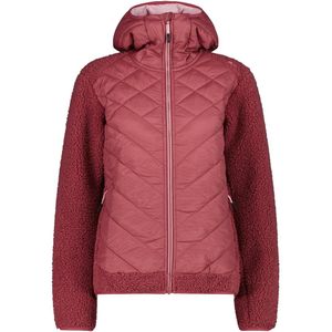 CMP - Hybride Gewatteerde Jas - Dames - Met Vaste Capuchon - Polyester Mesh