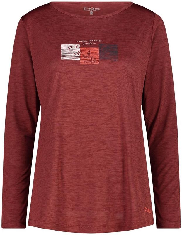 CMP - Dames-T-shirt - Gemêleerd - Lange Mouwen