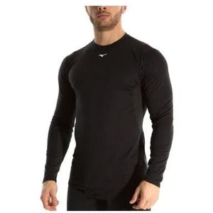 Mizuno - Compressietrui - Herenondergoed - Met 1/2 Rits - Lange Mouwen