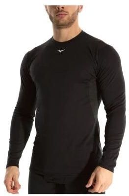 Mizuno - Compressietrui - Herenondergoed - Met 1/2 Rits - Lange Mouwen