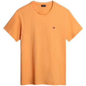 Napapijri - Salis - T-shirt - Katoen - Korte Mouwen - Ronde Hals - Geborduurd Detail