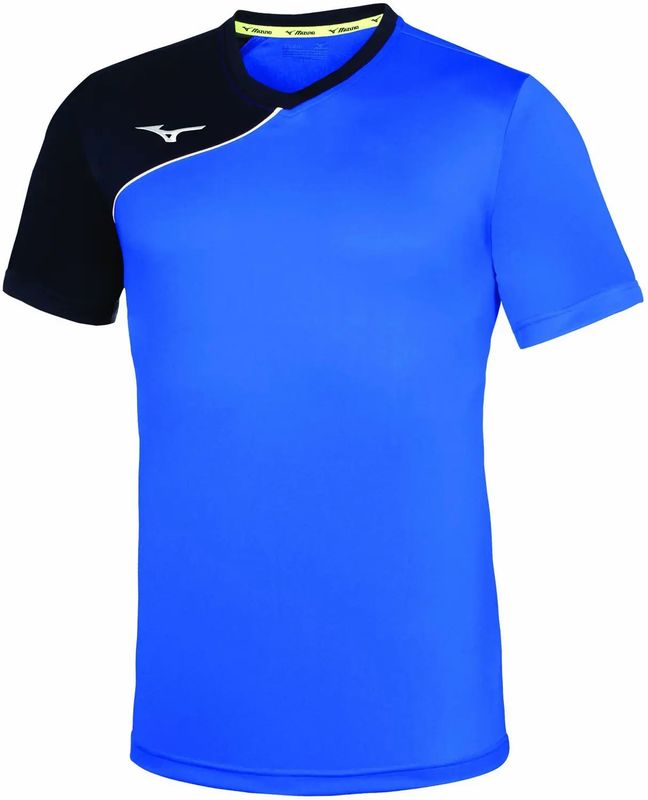 Mizuno - Classic - Sportshirt - Blauw - Katoen
