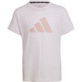 adidas - Future Icons 3-Stripes - T-shirt - Zwart - Loose Cotton