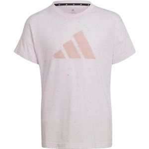 adidas - Future Icons 3-Stripes - T-shirt - Zwart - Loose Cotton