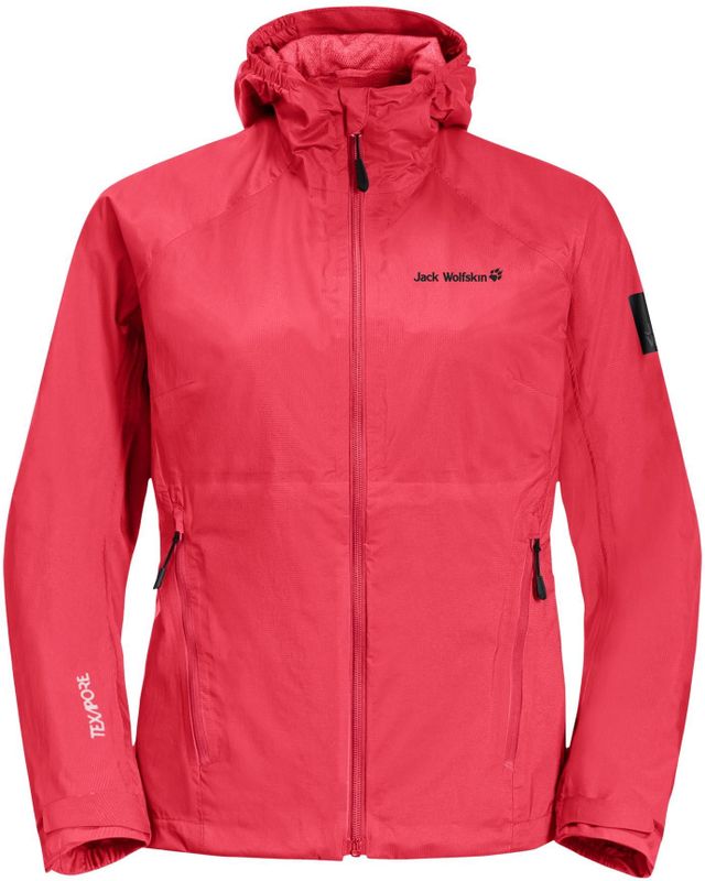 Jack Wolfskin - Tasman Cloud - Damesjack - Lichtgewicht - Waterdicht - Winddicht - Ademend