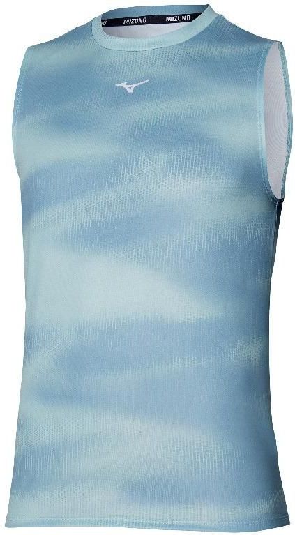 Mizuno - CORE GRAPHIC SLEEVELESS - Tanktop - Cloud blue