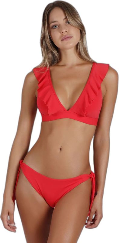 Admas - Summer Frill - Triangelbikini - Zwart - 2-delig
