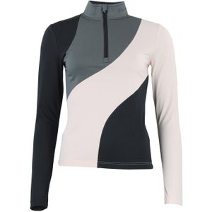 Dames met lange mouwen zip T-shirt Peak Mountain Aramis