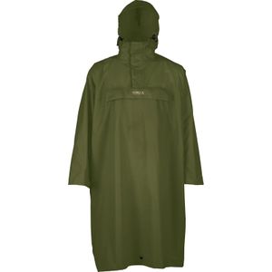 Ademende Wandelponcho - Groen - PXE-PRO - Capuchon met Trekkoorden