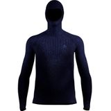 Odlo - Performance Warm Blackcomb Bl Top Facemask - Synthetisch Ondergoed - Blauw