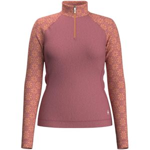Smartwool - Dames - Merino Thermische Basislaag - Zwart - 1/4 Rits